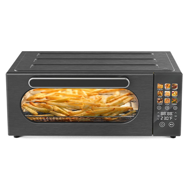 Touch Control 1800W Digital Air Fryer Hornos 18L Color Negro