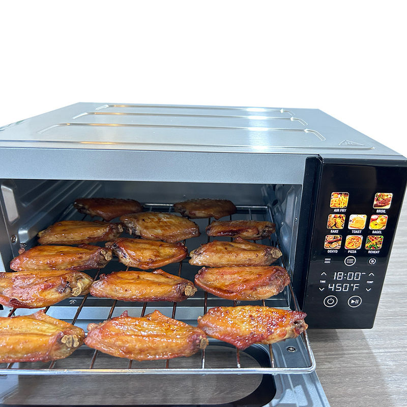 Nueva bandeja de la cesta de la sartén de Digitaces del aire del diseño 12L 1800W de la venta caliente para el horno de la sartén del aire del horno