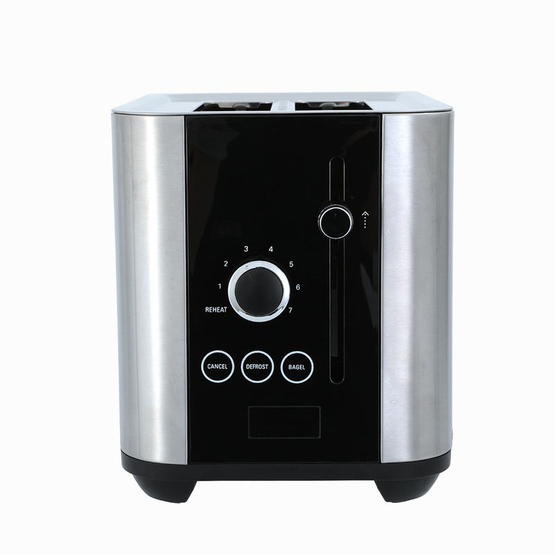 Nuevo diseño Smart Toaster set Desayuno Set Toaster de acero inoxidable 2Slice Cancelar / recalentar / descongelar función con luz de indicación