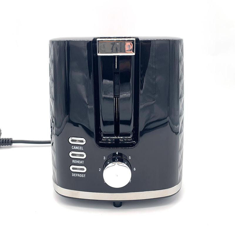 2023 popular Moda de cocina de 2 rodajas Función de descongelamiento de acero inoxidable Horno tostador Electrodomésticos de cocina Máquina tostadora