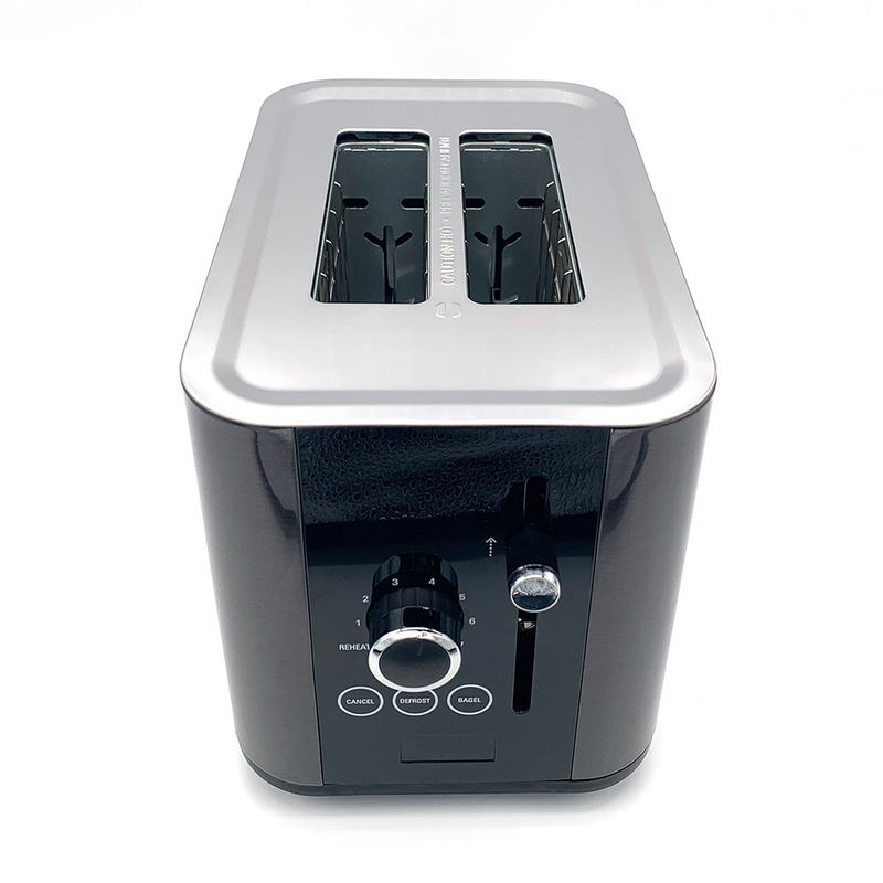Automático Pop Up 2 rodajas Retro tostador Smart Mini tostador eléctrico horno con cancelar / recalentar / deshielo función Sandwich Br