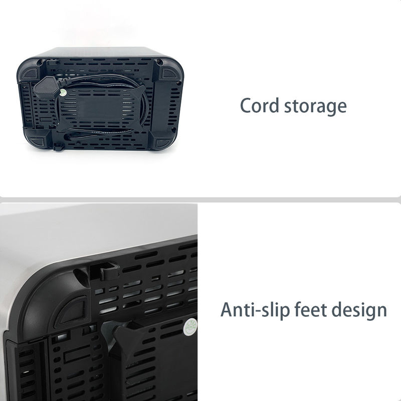 Automático Pop Up 2 rodajas Retro tostador Smart Mini tostador eléctrico horno con cancelar / recalentar / deshielo función Sandwich Br