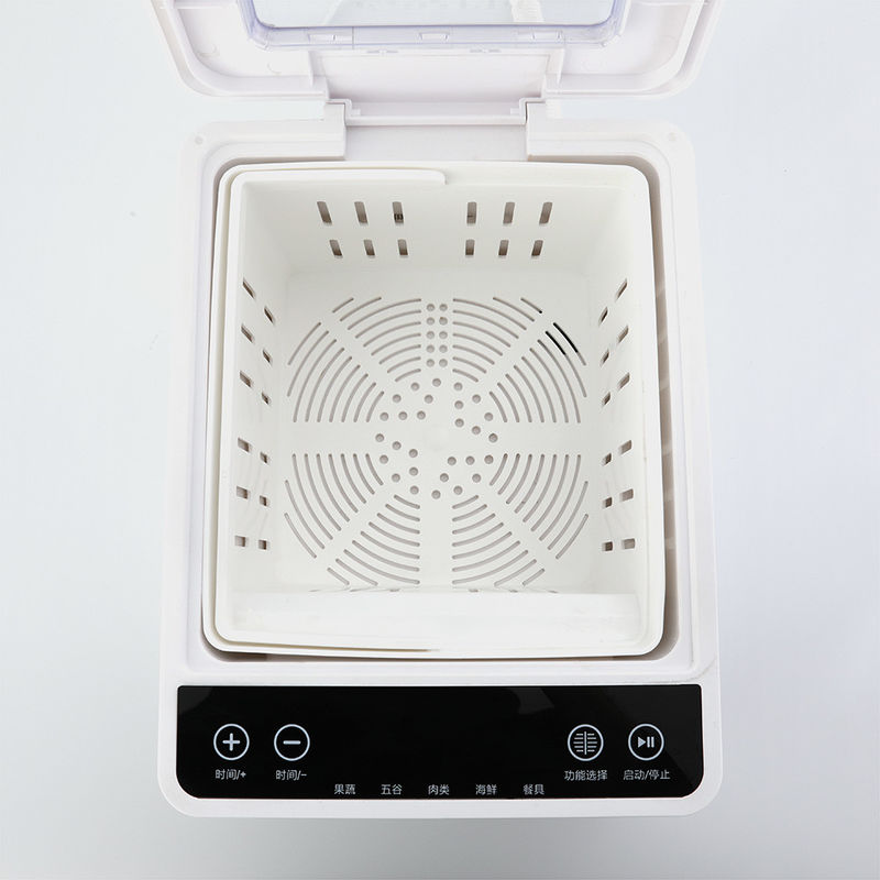 Nuevo diseño Máquina de lavado de frutas y verduras portátil de 7L Máquina de limpieza de frutas y verduras para limpiador de verduras doméstico
