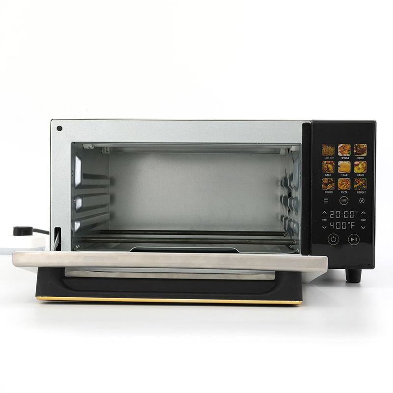 Hornos de freidora de aire de 12 litros de capacidad con temporizador de 60 minutos Rango de temperatura 200-450 ° F