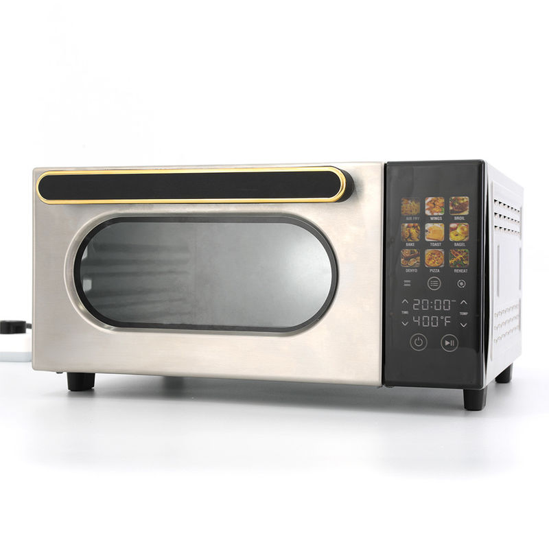 Pantalla táctil 1800 W 12l Power Freidora de aire Horno de uso doméstico de acero inoxidable Para cocinas pequeñas