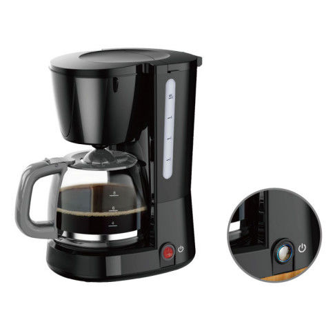 8 tazas Electric drip coffee maker con función de mantenimiento del calor y placa de recubrimiento antiadherente